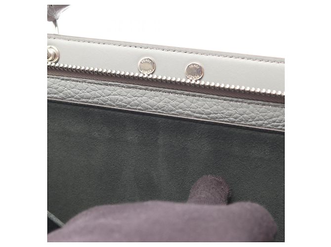 Borsa a mano 2-Way Fendi Peekaboo I.U Medium Marrone - vista 8