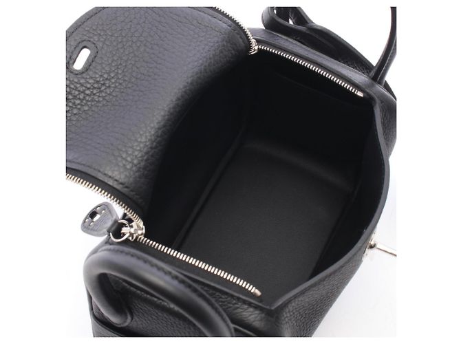Bolsa de Ombro Hermès Lindy Mini Preto - vista 3
