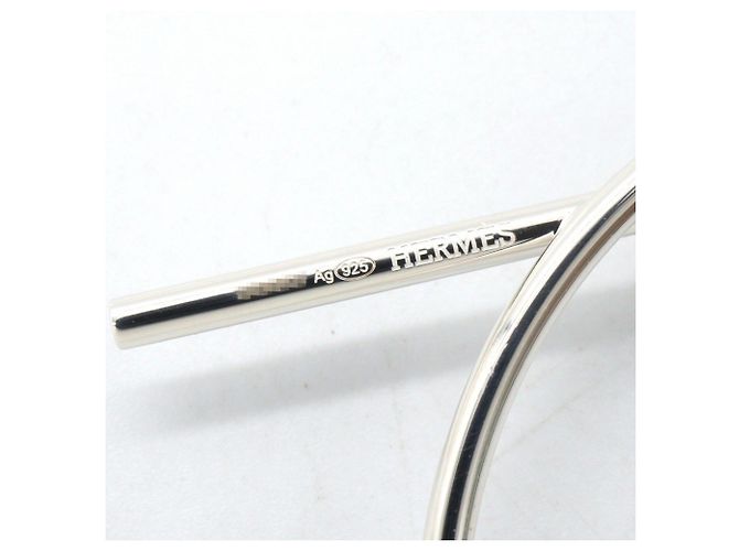 Hermès Hermes Loop Ohrringe in Silver 925 Silber - Ansicht 5