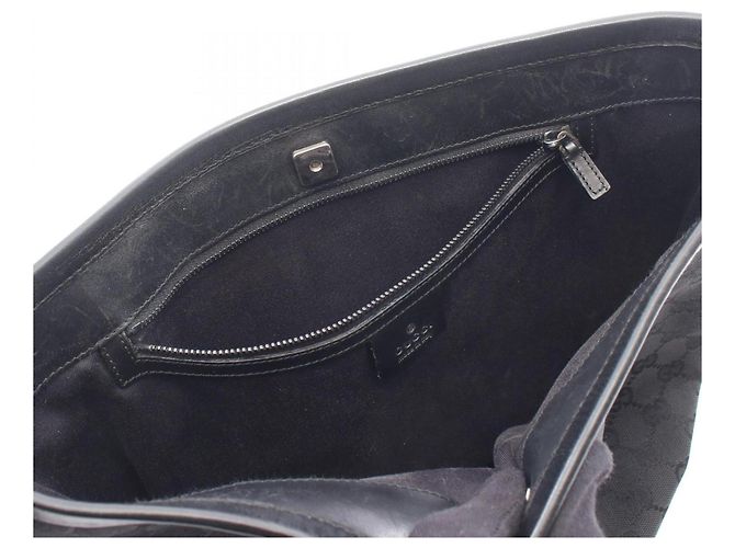 Borsa a tracolla Gucci GG Canvas - Black Nero - vista 10