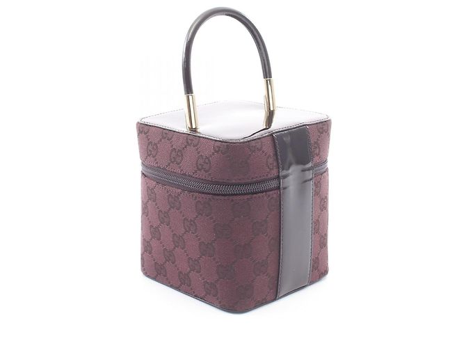 Bolsa Gucci GG Canvas em roxo - vista 2