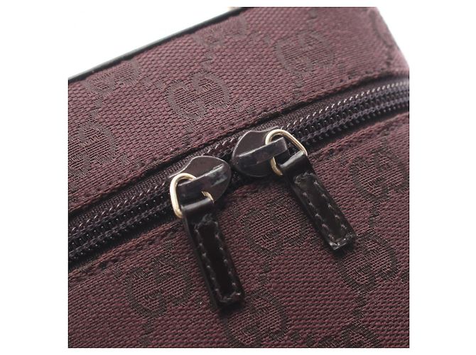 Bolsa Gucci GG Canvas em roxo - vista 5