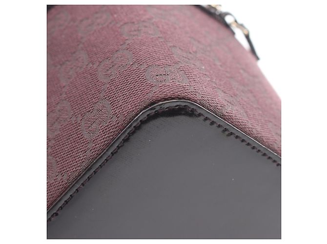 Bolsa Gucci GG Canvas em roxo - vista 9