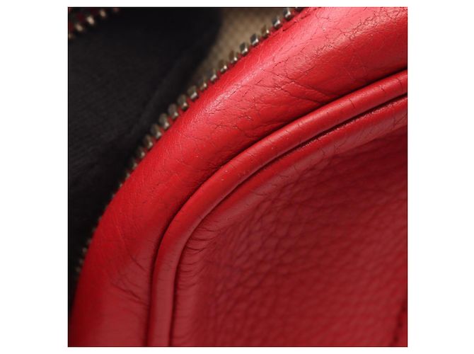 Borsa Gucci Soho Disco in pelle rossa Rosso - vista 10