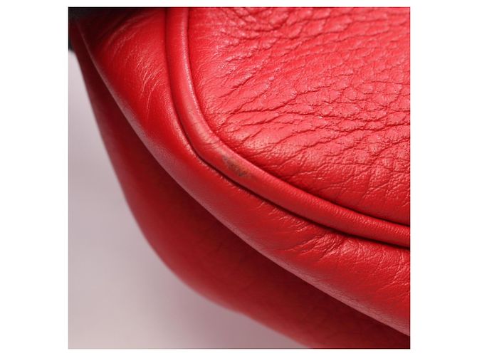 Borsa Gucci Soho Disco in pelle rossa Rosso - vista 9