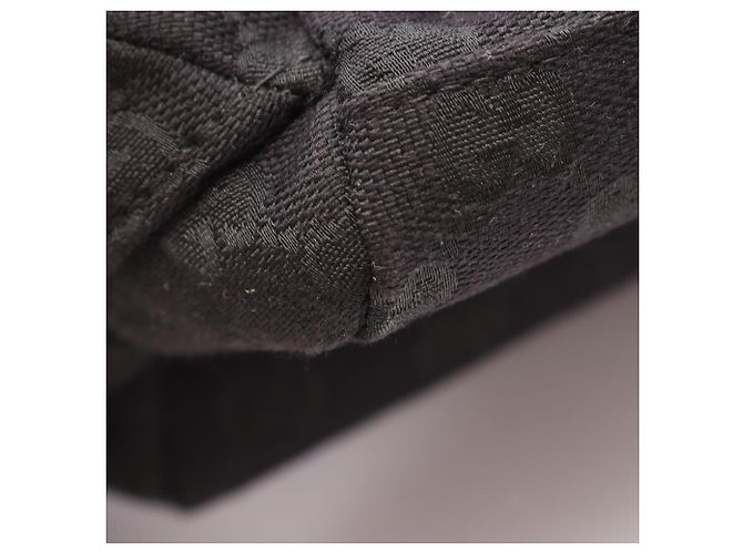 Zaino Grande Gucci in Canvas e Pelle Nera Nero - vista 5
