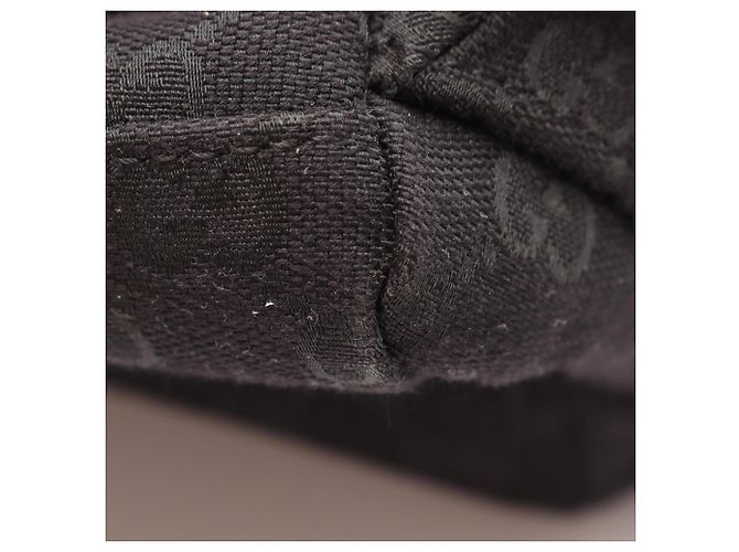 Zaino Grande Gucci in Canvas e Pelle Nera Nero - vista 6