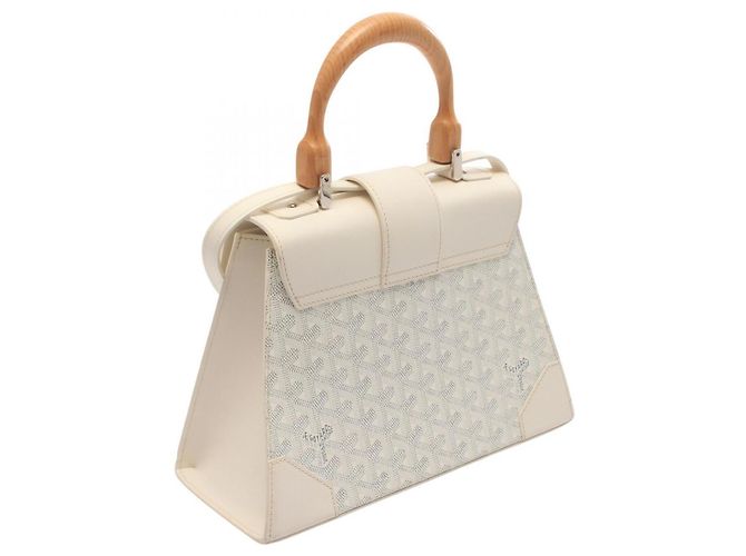 Borsa 2-Way Goyard Saigon PM Marrone Bianco - vista 2