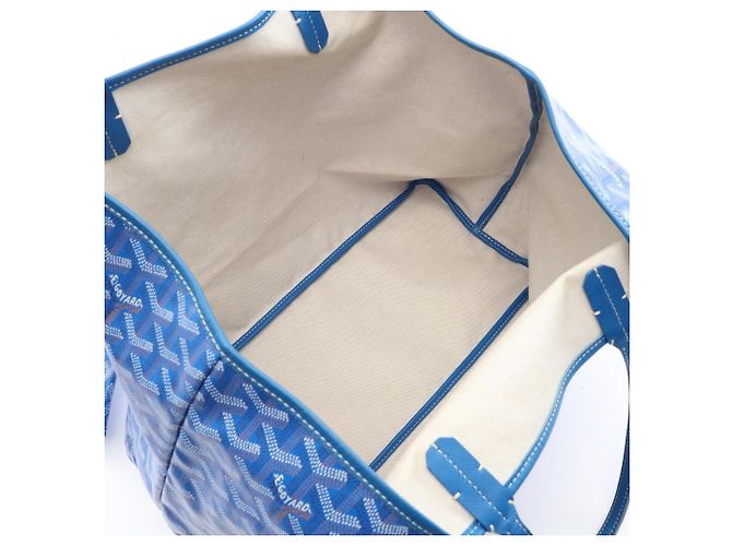Borsa Tote Goyard Saint Louis PM Blu Multicolore - vista 3