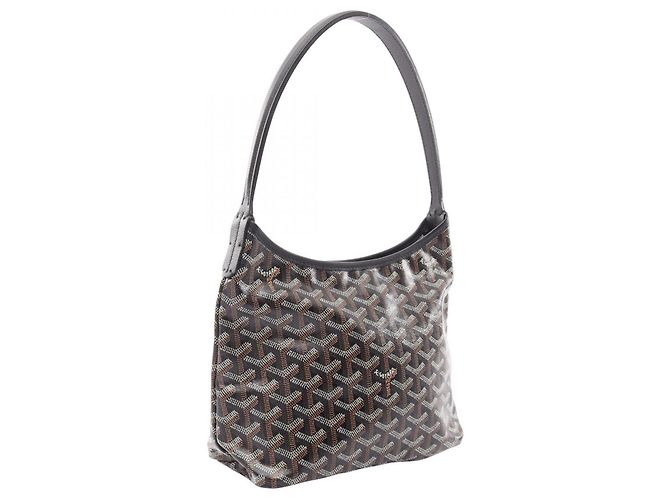 Borsa hobo Goyard Boheme Mini Marrone Nero Bianco - vista 2