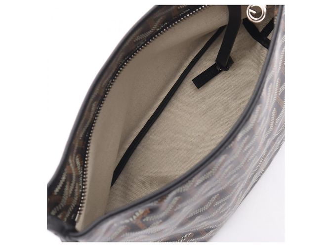 Borsa hobo Goyard Boheme Mini Marrone Nero Bianco - vista 3
