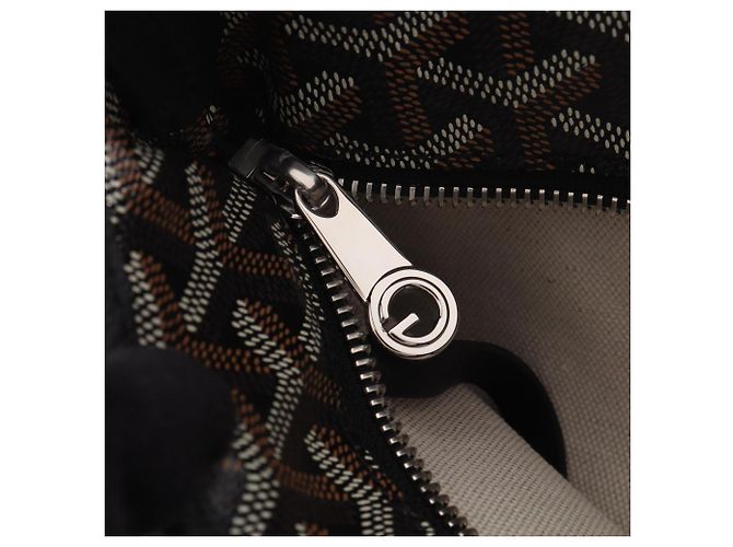 Borsa hobo Goyard Boheme Mini Marrone Nero Bianco - vista 5