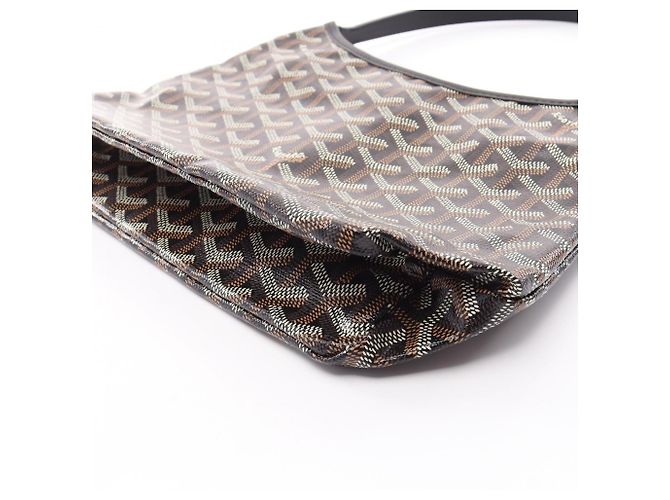 Borsa hobo Goyard Boheme Mini Marrone Nero Bianco - vista 7