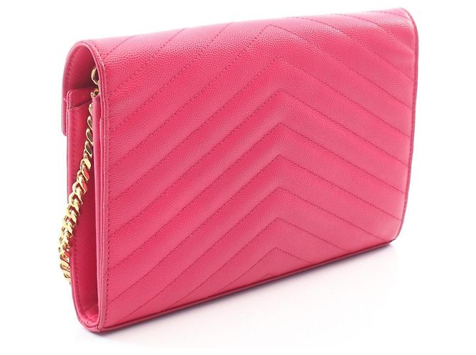 Autre Marque Borsa a tracolla Yves Saint Laurent Cassandra Classic Rosa - vista 2