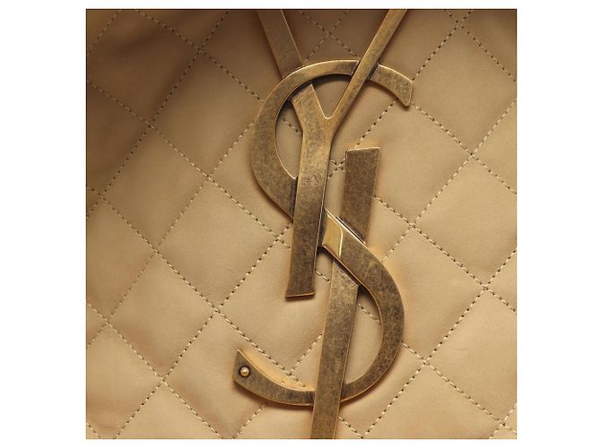 Autre Marque Borsa Tote Maxi Icare Yves Saint Laurent Paris Beige - vista 10