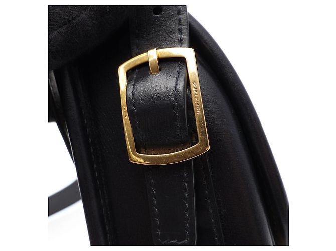 Autre Marque Borsa a tracolla media Monogram Yves Saint Laurent Beige Blu navy - vista 10