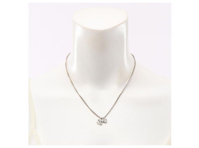 Chanel Coco Mark Heart Halskette Silber - Ansicht 6