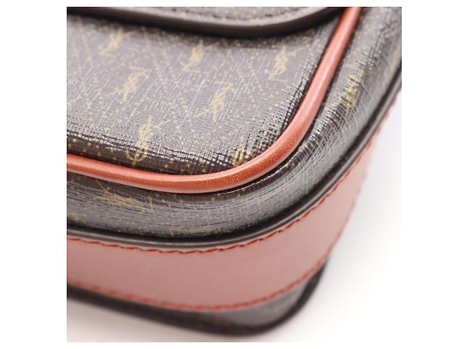 Autre Marque Yves Saint Laurent Paris Le Monogram Medium Shoulder Bag Marrone Cachi - vista 8