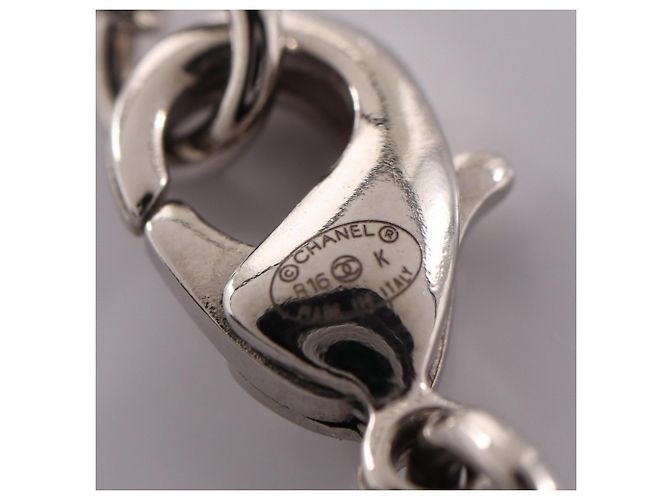 Collana Chanel B16K Coco Mark Cat Argento - vista 5
