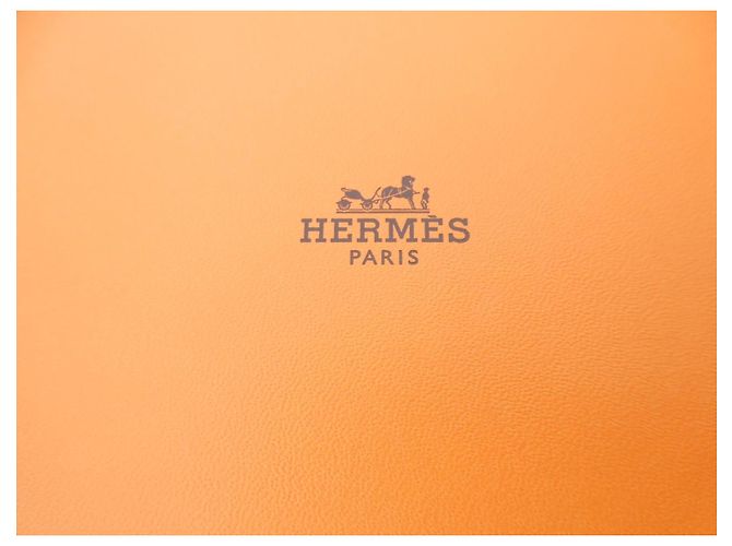 Hermès Paris Mini Kelly 2 Storage Box No. 68 White Orange - view 2