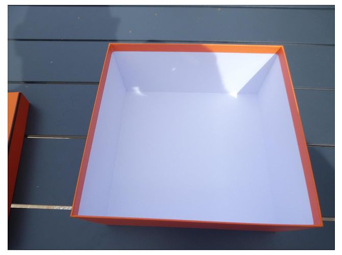 Hermès Paris Mini Kelly 2 Storage Box No. 68 White Orange - view 4