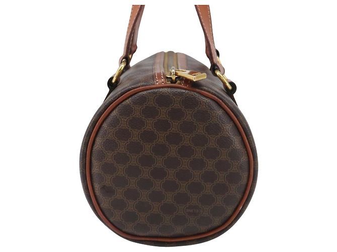 Céline Celine Vintage Macadam Canvas and Leather Braun - Ansicht 5