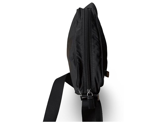 Borsa a tracolla Prada Tessuto in nylon nero - vista 3