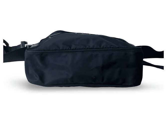 Borsa a tracolla Prada Tessuto in nylon nero - vista 6