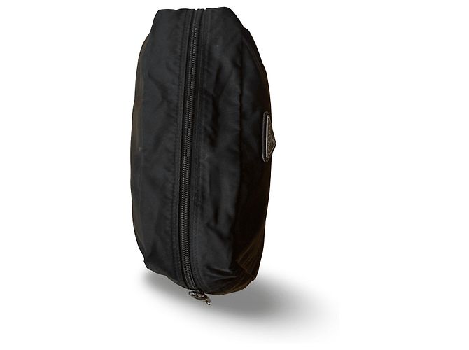 Pochette Prada in nylon nero - vista 5