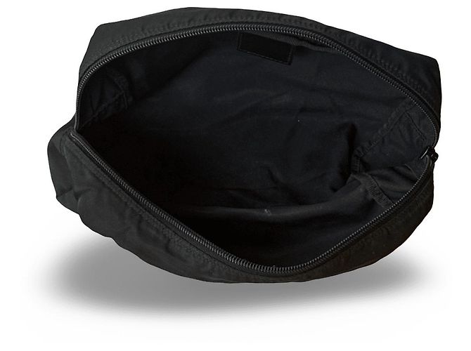 Pochette Prada in nylon nero - vista 6