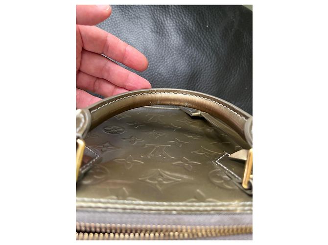 Borsa Louis Vuitton Alma in pelle verniciata - vista 18