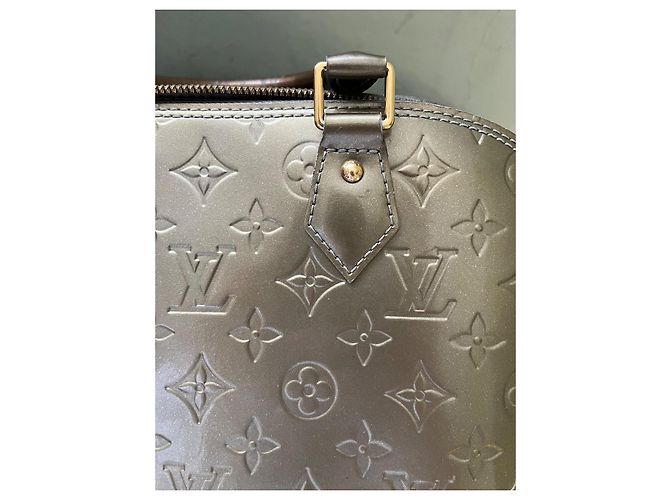 Borsa Louis Vuitton Alma in pelle verniciata - vista 5