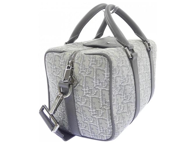 Borsa Christian Dior Dior LINGOT 26 Oblique Marrone - vista 2
