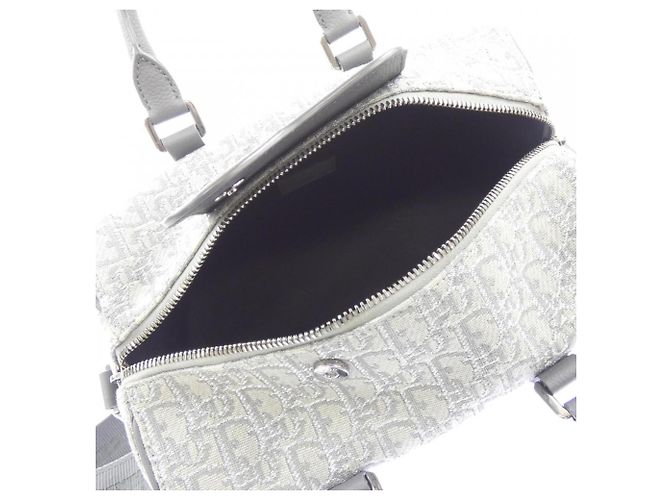Borsa Christian Dior Dior LINGOT 26 Oblique Marrone - vista 6