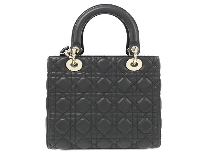 Christian Dior Lady Dior Medium Handtasche M0565ONGE Schwarz - Ansicht 2