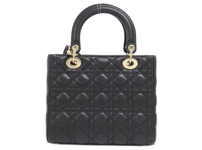 Borsa Christian Dior Lady Medium Nero - vista 2