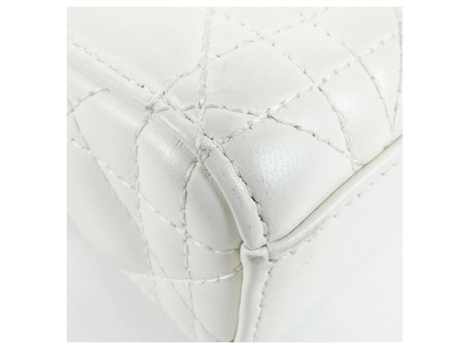 Borsa Christian Dior Lady D-Joy Medium Bianco - vista 3