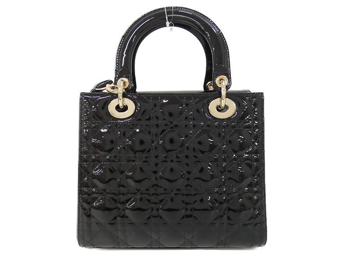 Borsa Christian Dior Lady Medium Nero - vista 2