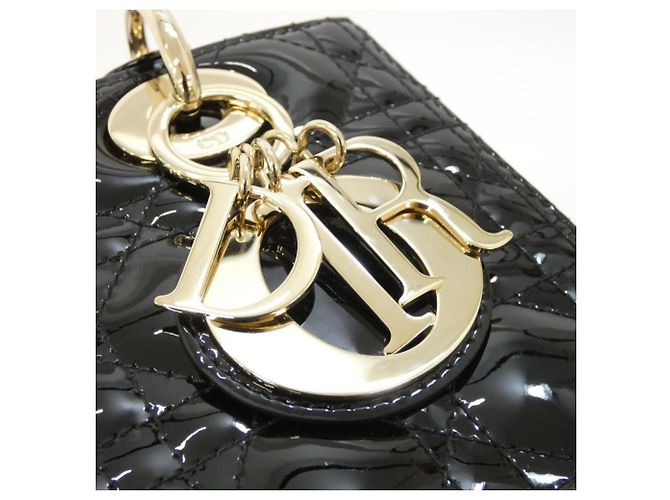 Borsa Christian Dior Lady Medium Nero - vista 4