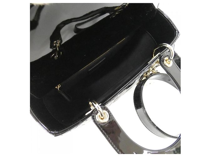 Borsa Christian Dior Lady Medium Nero - vista 7