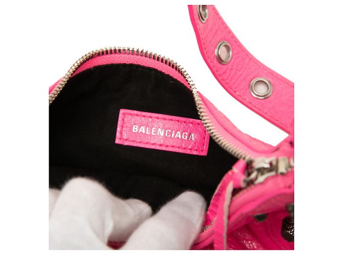 Borsa a tracolla Le Cagole XS Balenciaga Rosa - vista 5