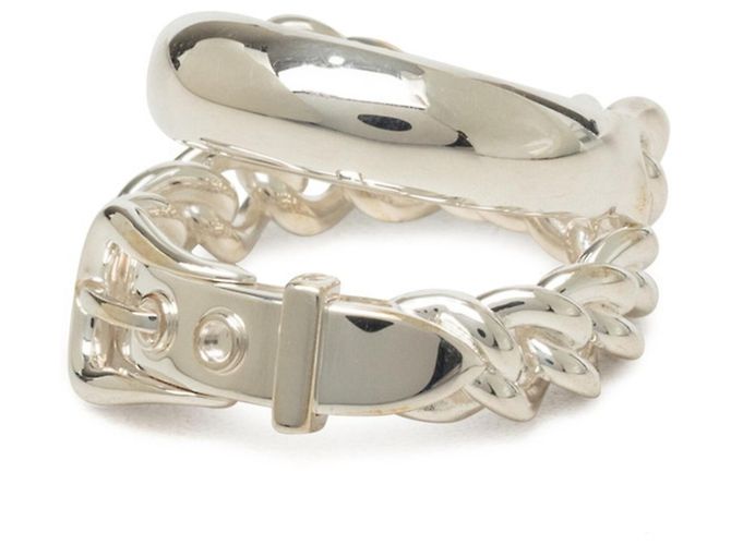Ring Hermès Anillo de Banda Flexible Hermes Boucles Sellier - vista 2