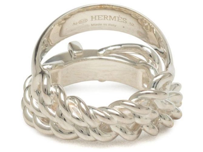 Ring Hermès Anillo de Banda Flexible Hermes Boucles Sellier - vista 3