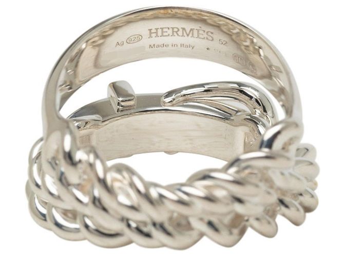 Ring Hermès Anillo de Banda Flexible Hermes Boucles Sellier - vista 4