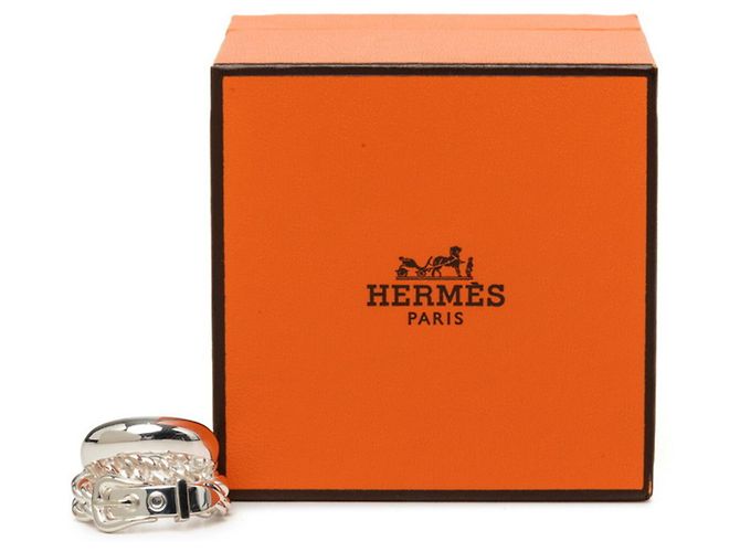 Ring Hermès Anillo de Banda Flexible Hermes Boucles Sellier - vista 5