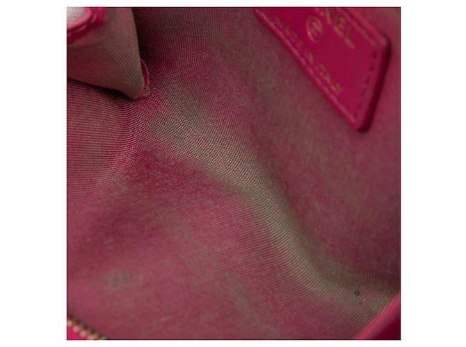 Portafoglio con zip a L Chanel Coco Mark Camellia No. 5 Rosa - vista 4