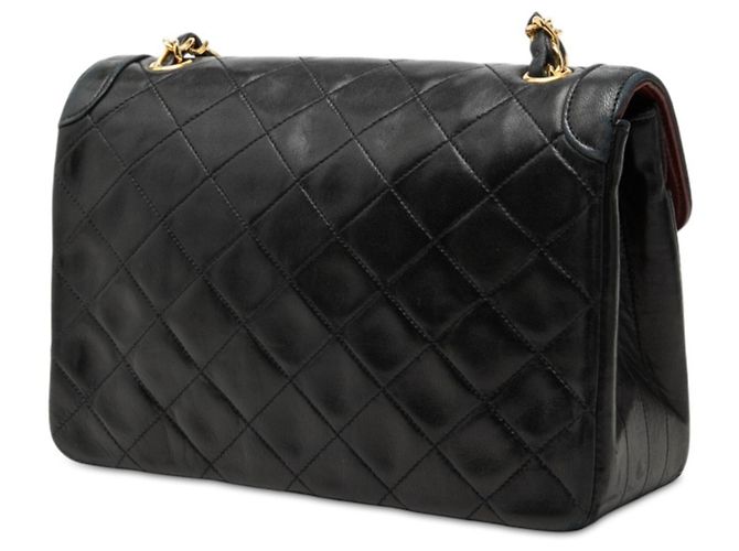 Chanel Coco Mark Matelassé Schultertasche mit Kette Schwarz - Ansicht 2