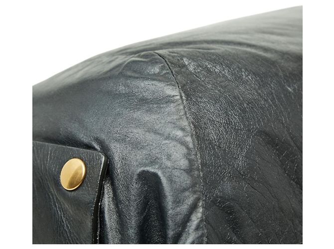 Céline Borsa Tote Celine in pelle blu navy scuro - vista 7