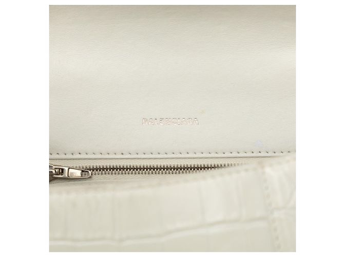Borsa Balenciaga Hourglass Small Bianco - vista 6