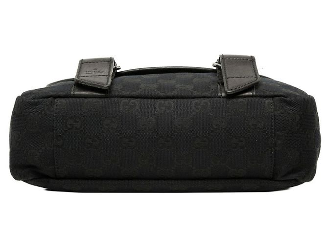 Borsa a tracolla Gucci GG Canvas Nero - vista 3